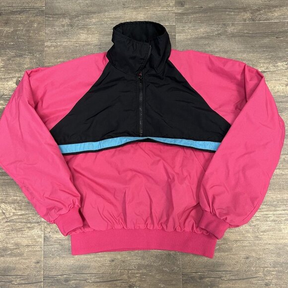 Vintage Rocky Mountain Thread Works 1/2 Zip‎ Pullover Size Large Front Pouch - Picture 2 of 9